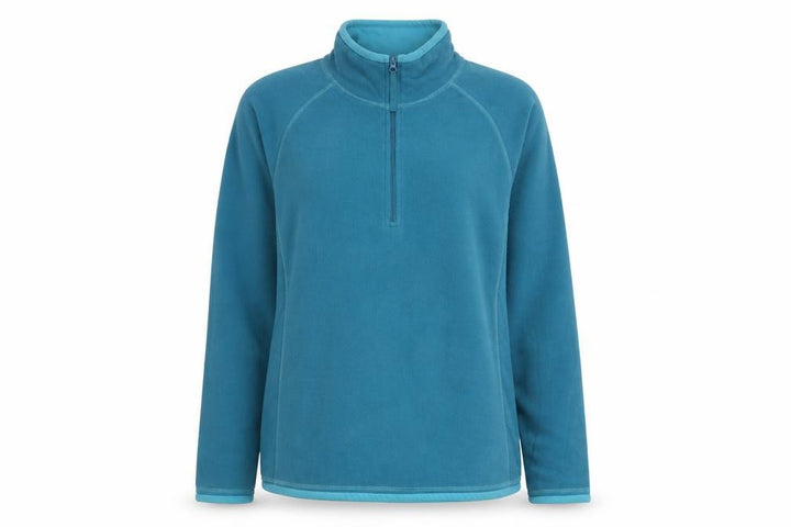 Mountain Warehouse Women Blue Fleece Pullover UK 14