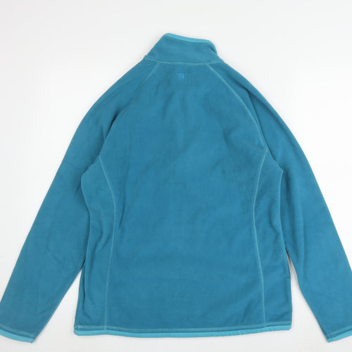 Mountain Warehouse Women Blue Fleece Pullover UK 14