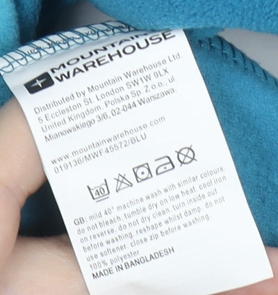 Mountain Warehouse Women Blue Fleece Pullover UK 14
