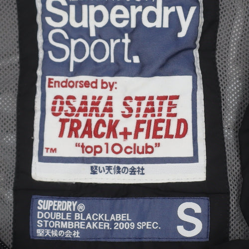 Superdry Men's Black/Grey Windbreaker Jacket S