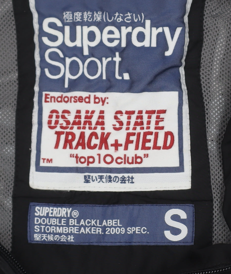 Superdry Men's Black/Grey Windbreaker Jacket S