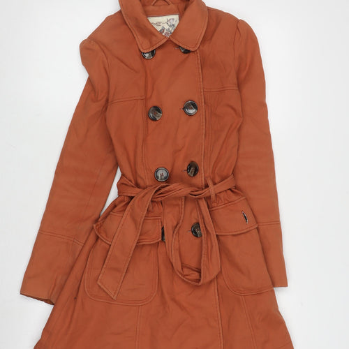 New Look Women's Brown Trench Coat Size 6