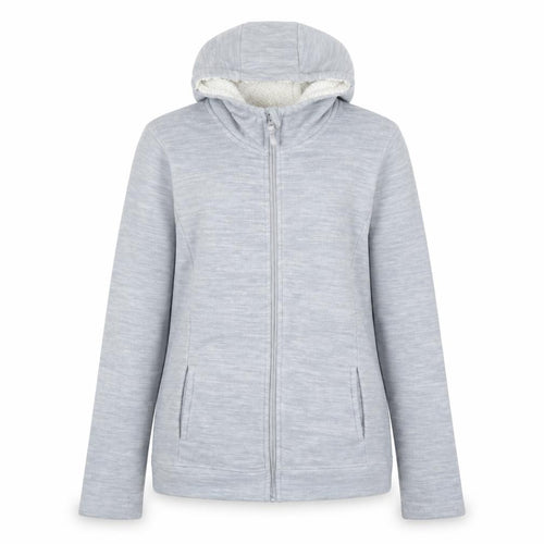 Mountain Warehouse Women's Grey Hooded Fleece Jacket Size 10