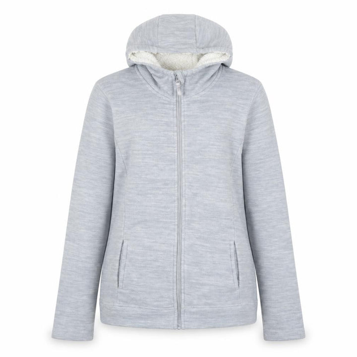 Mountain Warehouse Women's Grey Hooded Fleece Jacket Size 10