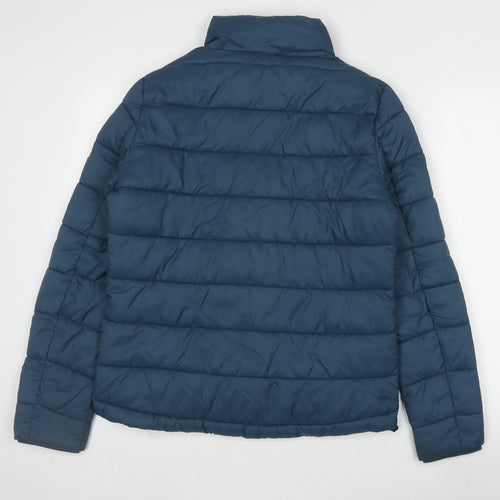 Rupert & Buckley Women's Blue Puffer Jacket Size 10