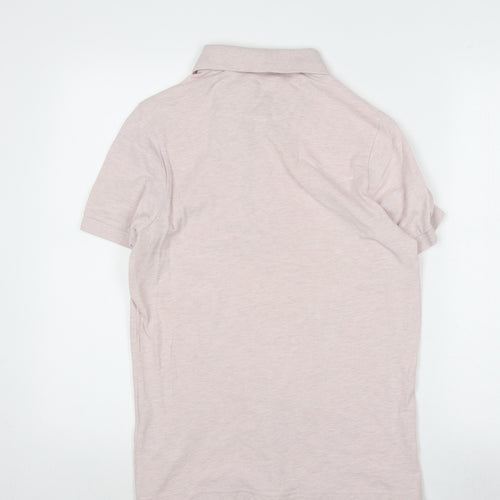 Farah Men's Pink Polo Shirt - Size S, Short Sleeve