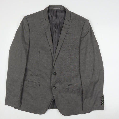 Ben Sherman Men's Grey Blazer, Size 40 Chest.