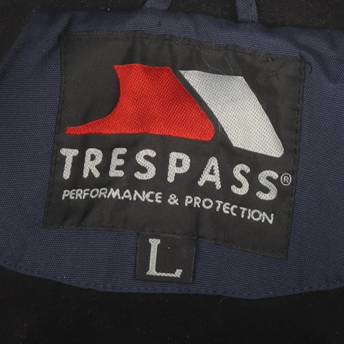 Trespass Men's L Blue Basic Jacket for Outdoor Adventures