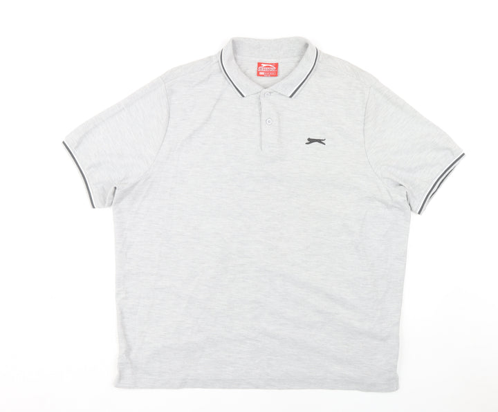 Slazenger Men's Grey 2XL Polo Shirt