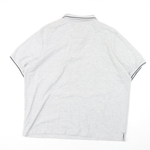Slazenger Men's Grey 2XL Polo Shirt