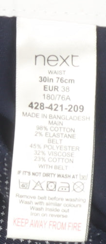 Next Men's Blue Chino Shorts - Size 30