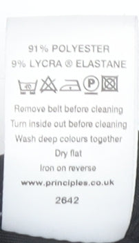 Principles Women's Black Midi Skirt Size 18 Pencil