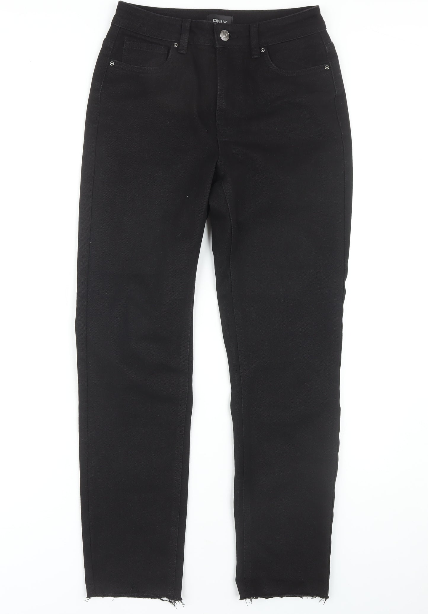 ONLY Women's Black Straight Jeans - Size 27