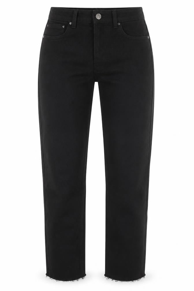 Front view of Only Women's Black Straight Jeans -, size 27