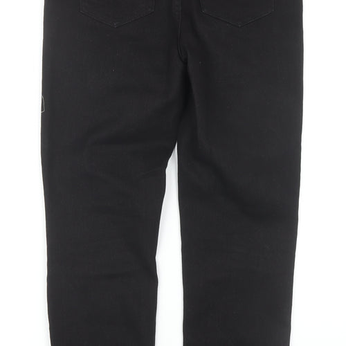 ONLY Women's Black Straight Jeans - Size 27