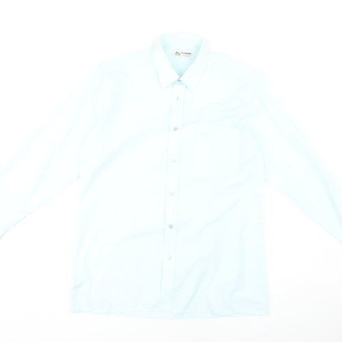 Svenda Men's Blue Dress Shirt - 15.5, Regular Fit