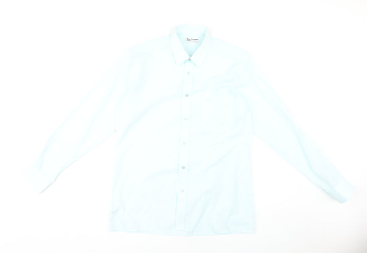Svenda Men's Blue Dress Shirt - 15.5, Regular Fit