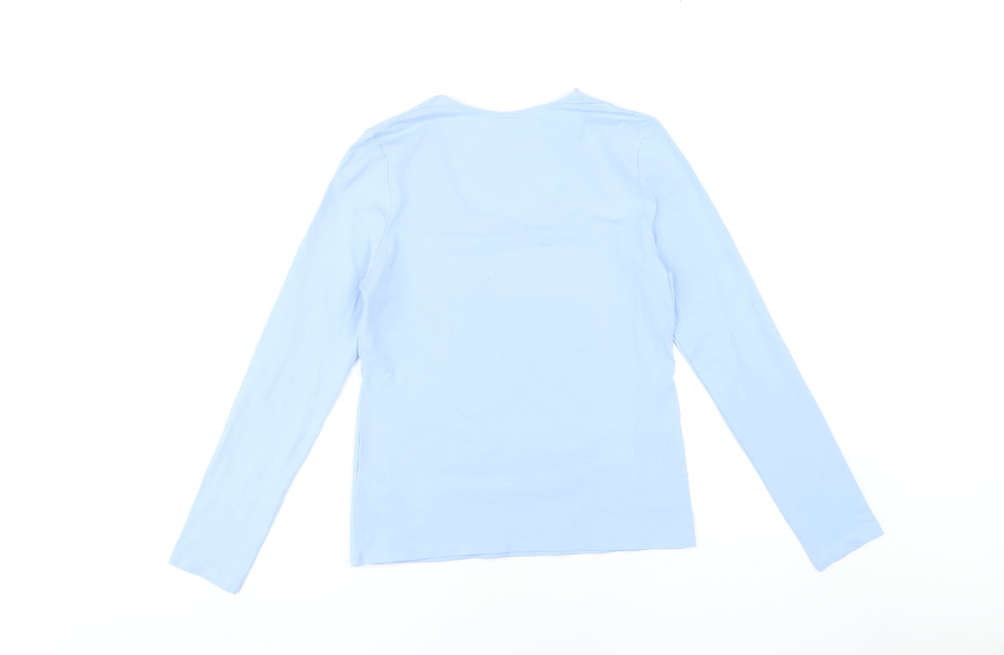 Jigsaw Women's Blue Long Sleeve T-Shirt, Size L