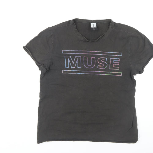 Amplified Men's Black Muse T-Shirt L Music