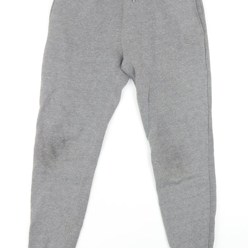 11 Degrees Men's Grey Jogger Trousers Size S