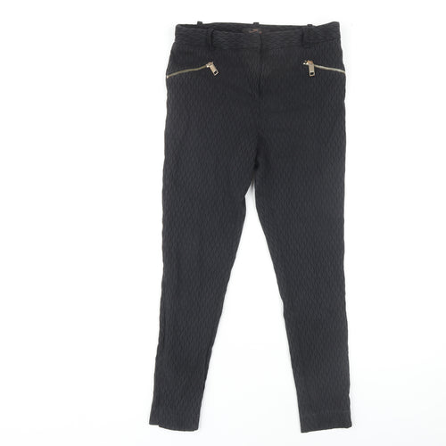 Next Women's Black Slim Fit Jegging Trousers, Size 8