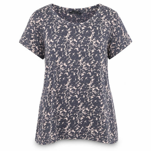 French Connection Women's Blue Floral T-Shirt XL