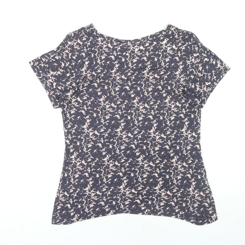 French Connection Women's Blue Floral T-Shirt XL