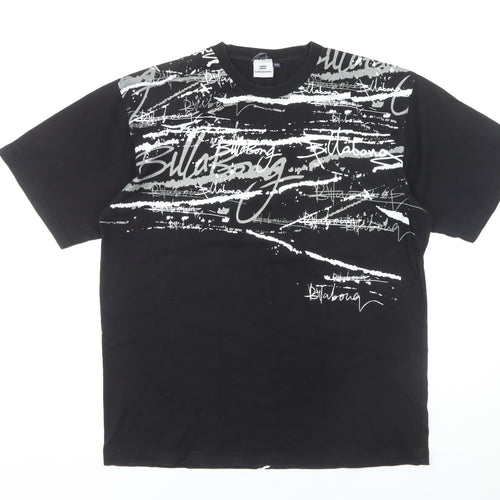 Billabong Men's Black Graphic Print T-Shirt 2XL