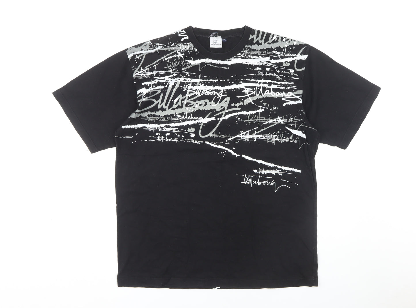 Billabong Men's Black Graphic Print T-Shirt 2XL