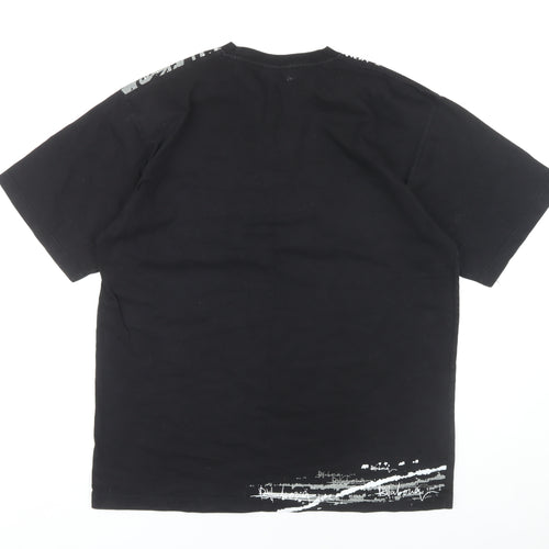 Billabong Men's Black Graphic Print T-Shirt 2XL