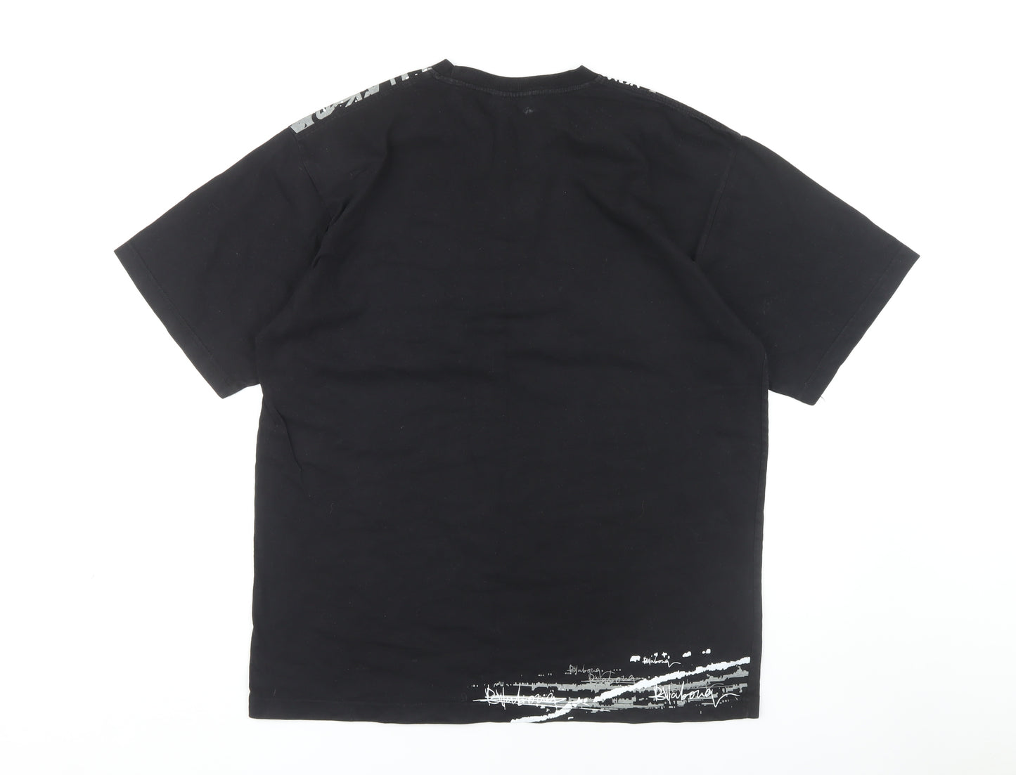 Billabong Men's Black Graphic Print T-Shirt 2XL