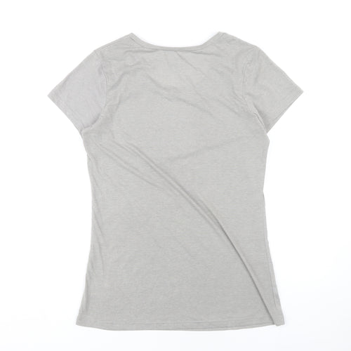 Disney Parks Women's Grey T-Shirt L - Mickey Mouse