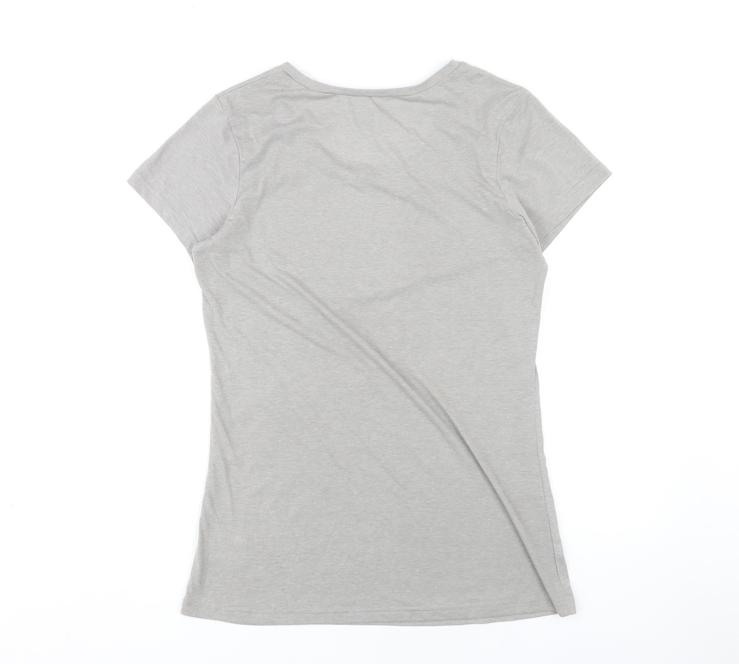 Disney Parks Women's Grey T-Shirt L - Mickey Mouse