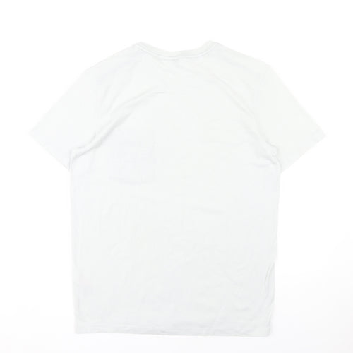 Jack & Jones Men's White Crew Neck T-Shirt - M