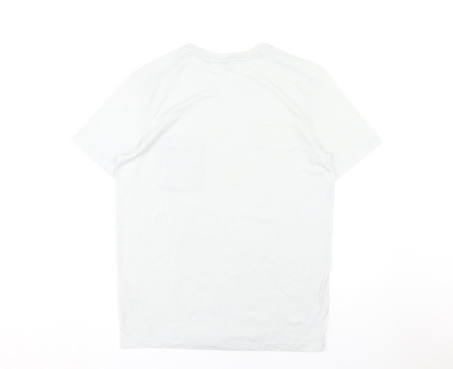 Jack & Jones Men's White Crew Neck T-Shirt - M