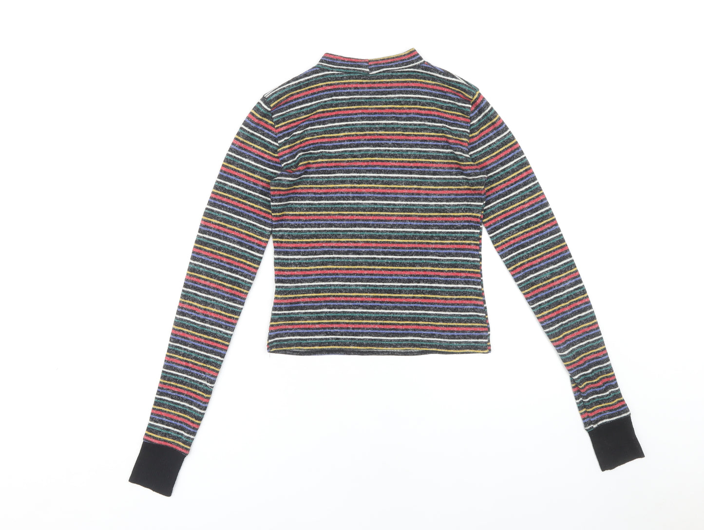 Out From Under Unisex Multicoloured Striped Long Sleeve T-Shirt S