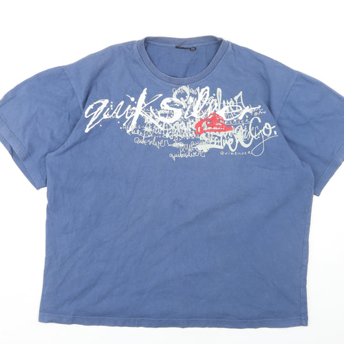 Quiksilver Men's Blue 2XL Graphic T-Shirt