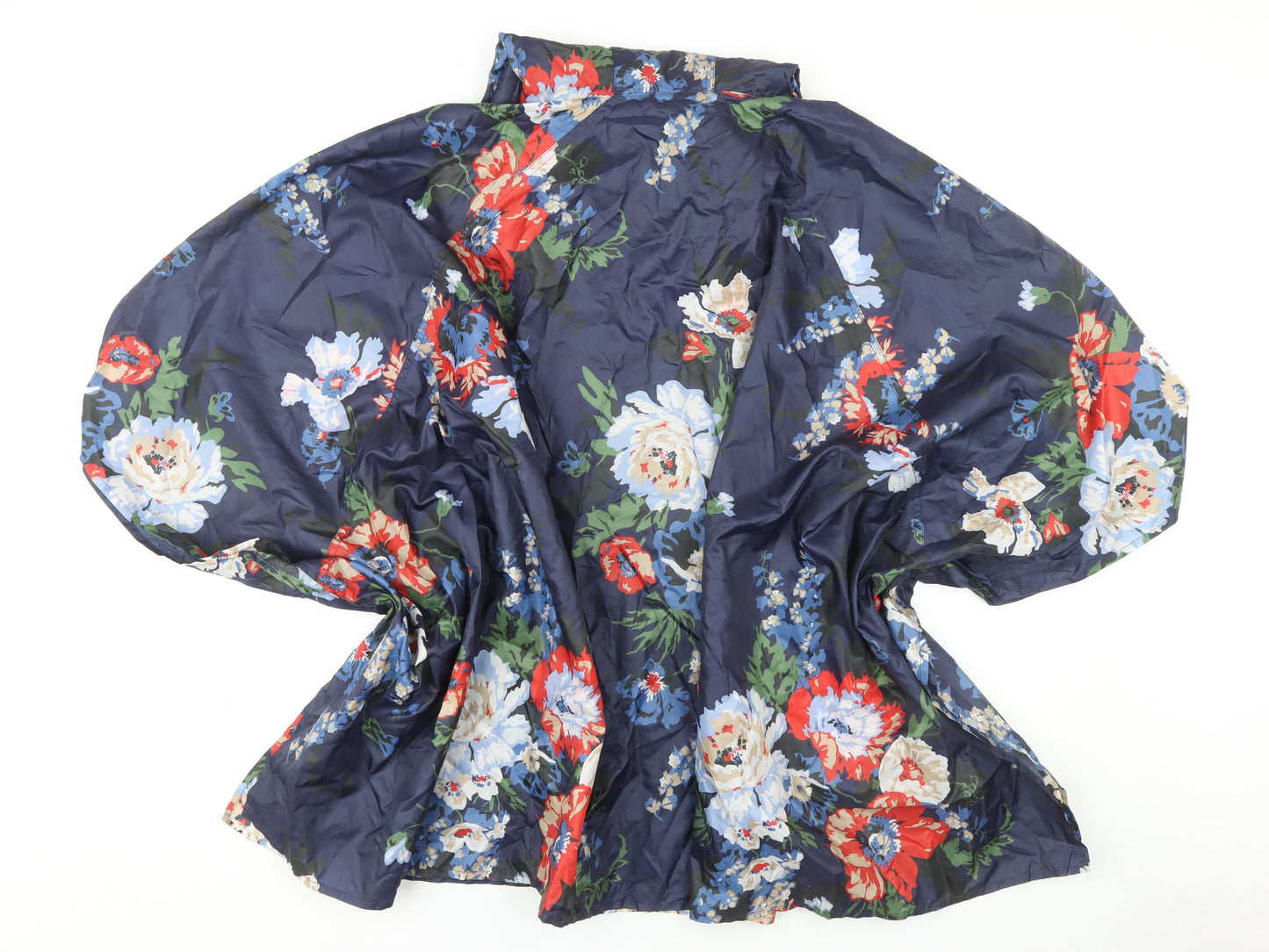 Joules Women's Multicoloured Floral Poncho Hooded One Size