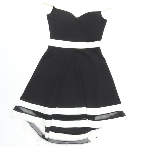 Quiz Women's Black Hi-Low Party Dress Size 8