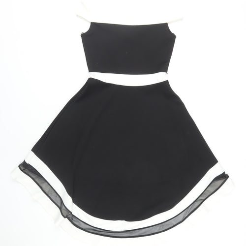 Quiz Women's Black Hi-Low Party Dress Size 8