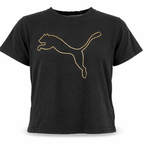 Puma Black Unisex Classic Fit Crew Neck T-Shirt L