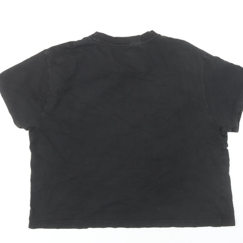 Puma Black Unisex Classic Fit Crew Neck T-Shirt L