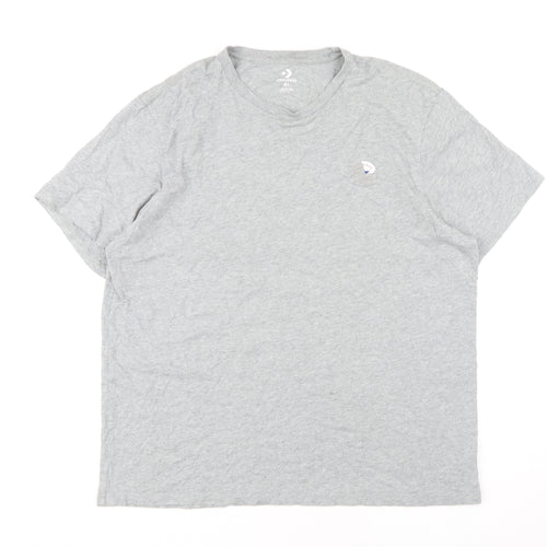 Converse Men's Grey Crew Neck XL T-Shirt