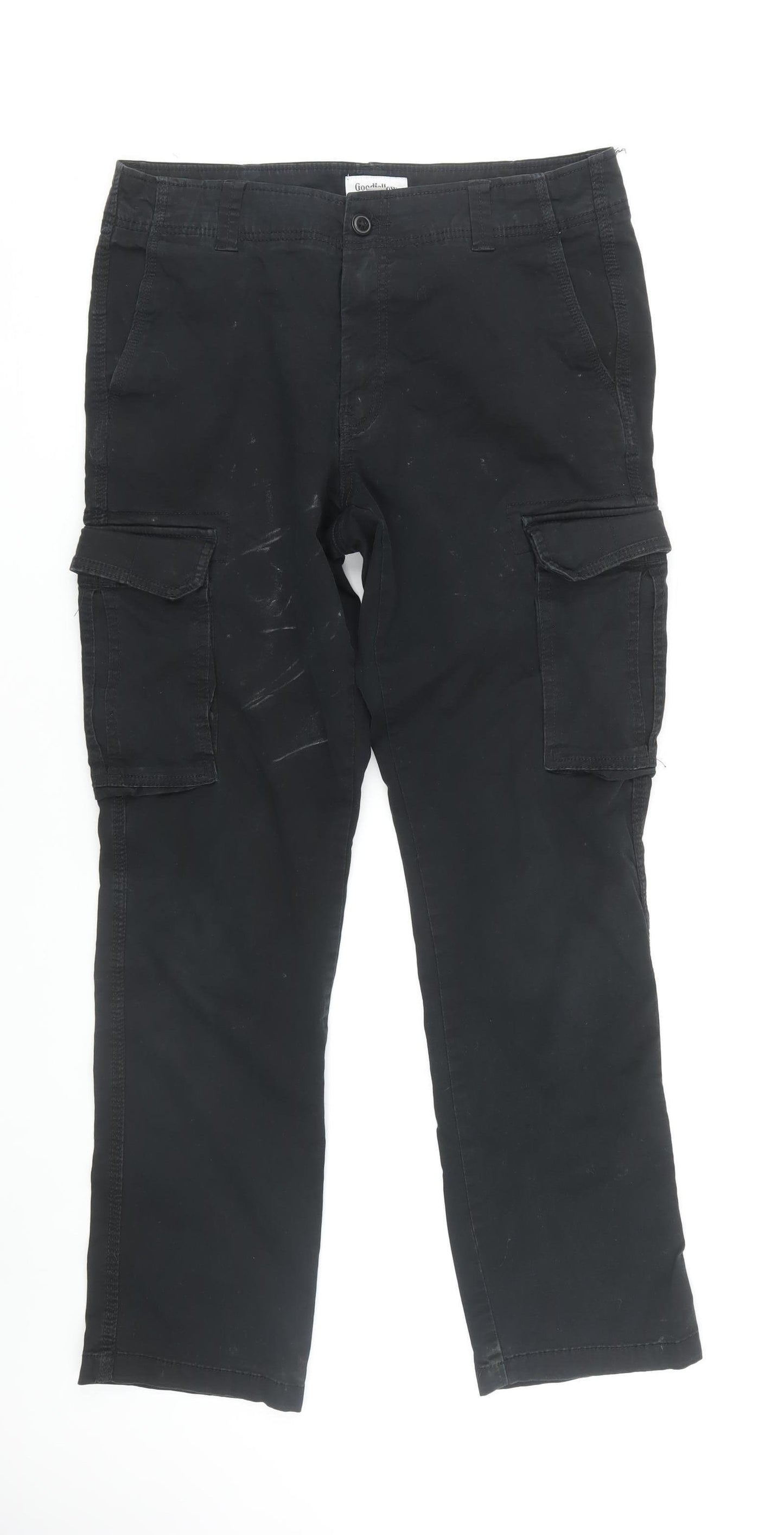 Goodfellow & Co Men's Black Cargo Trousers Size 32