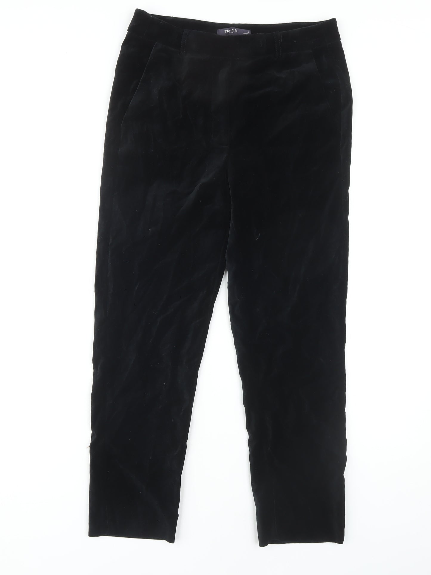 Marks and Spencer Women's Black Regular Fit Trousers