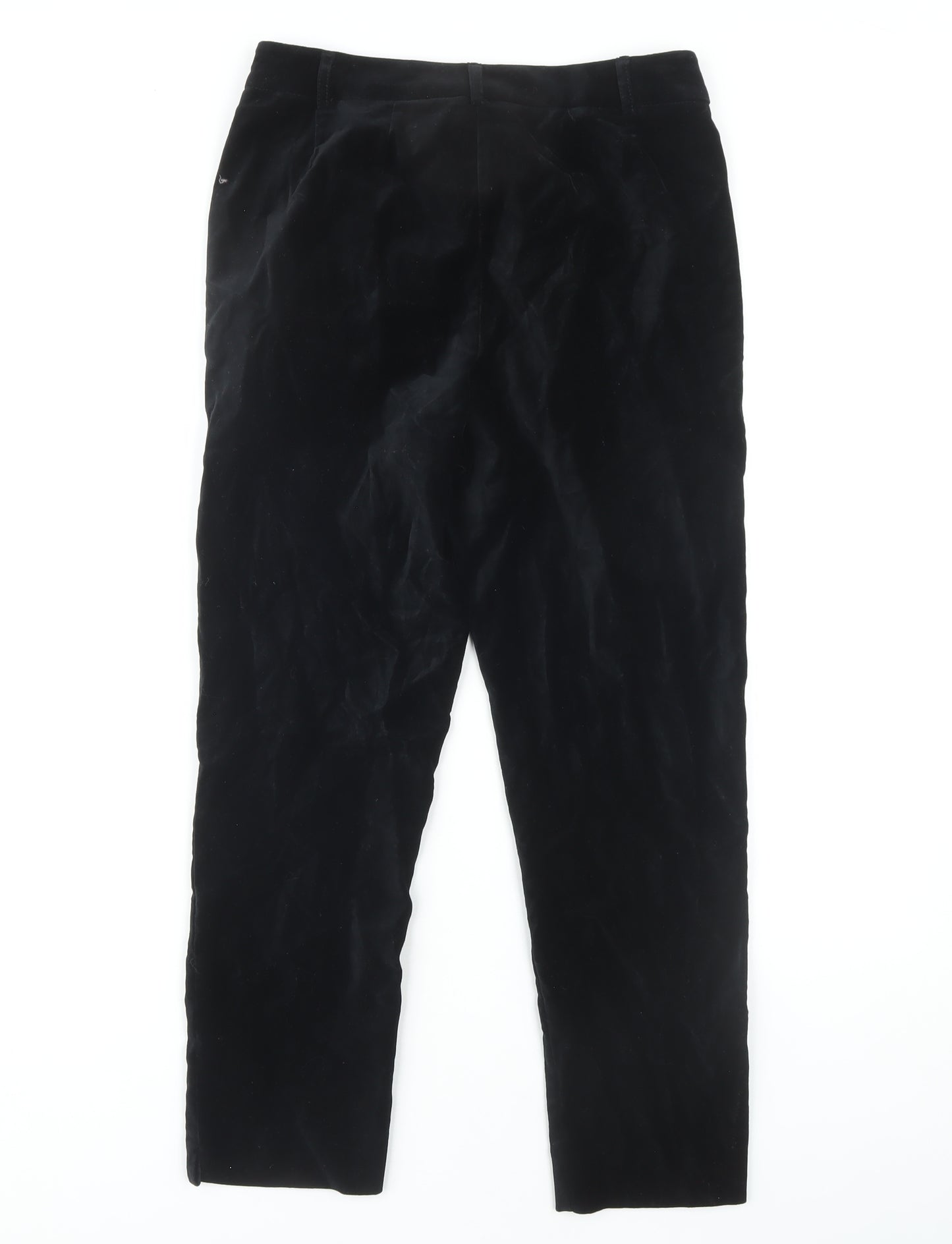 Marks and Spencer Women's Black Regular Fit Trousers