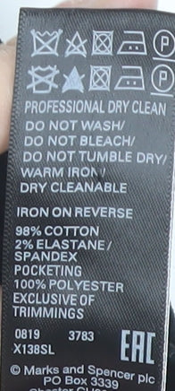 Marks and Spencer Women's Black Regular Fit Trousers