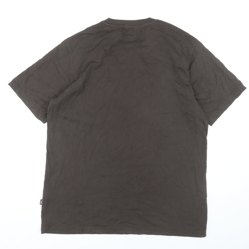Dickies Men's Black Crew Neck T-Shirt - Large