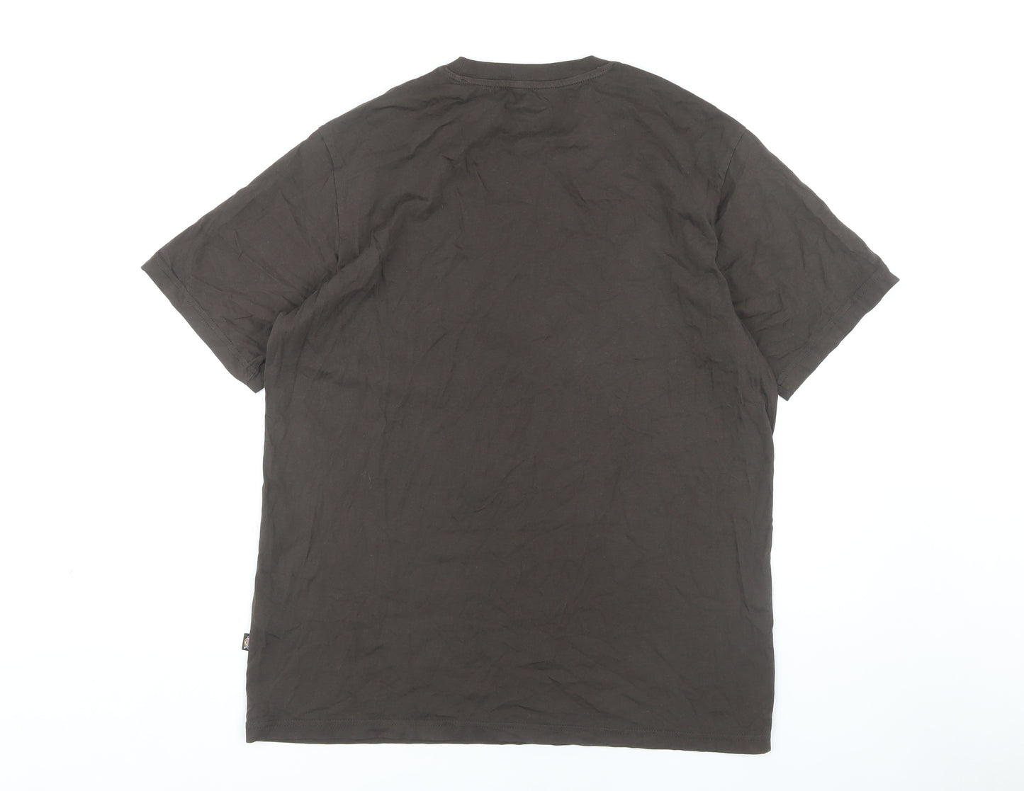 Dickies Men's Black Crew Neck T-Shirt - Large