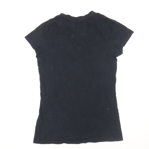 Abercrombie & Fitch Blue Crew Neck Women's T-Shirt L